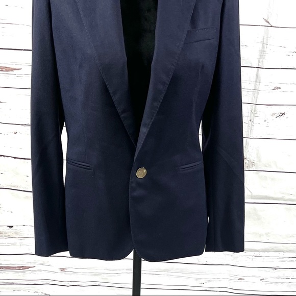 Ralph Lauren Black Label Blazer Women’s Size 8 Blue 100% Wool USA Made. - Picture 3 of 10